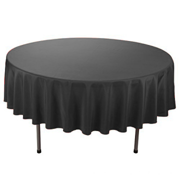 120 Polyester Round Black Custom Lycra Table Tip Banquet Nappeur de mariage Fabricant